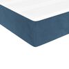 vidaXL Cama box spring con colch&oacute;n terciopelo azul oscuro 90x200 cm
