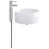 vidaXL Lavabo de ba&ntilde;o Cromado 38,5 x 38,5 x 16 cm Metal