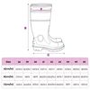 vidaXL Botas de agua negro n&uacute;mero 39 PVC