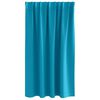 vidaXL Cortinas Opacas con Anillas 2 pcs Tuquesa 140 x 140 cm