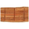 vidaXL Tablero de mesa rectangular borde natural acacia 100x60x3,8 cm