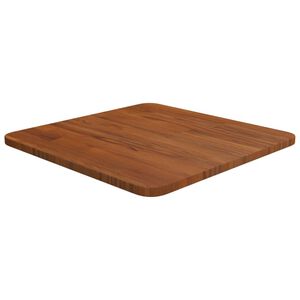 vidaXL Tablero de mesa cuadrada madera roble marr&oacute;n oscuro 40x40x1,5cm