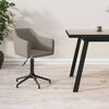 vidaXL Silla de comedor giratoria de terciopelo gris claro