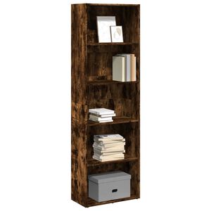 vidaXL Estanter&iacute;a madera de ingenier&iacute;a roble ahumado 60x30x189 cm