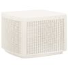 vidaXL Mesa de jard&iacute;n pl&aacute;stico blanco 53x53x40 cm