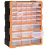 vidaXL Organizador multicajones con 39 cajones 38x16x47 cm