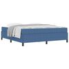vidaXL Estructura de cama con colch&oacute;n Azul 180 x 200 cm tela