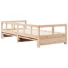 vidaXL Sof&aacute; cama sin colch&oacute;n madera maciza de pino 80x200 cm