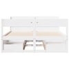 vidaXL Estructura de cama sin colch&oacute;n madera maciza de pino 160x200 cm