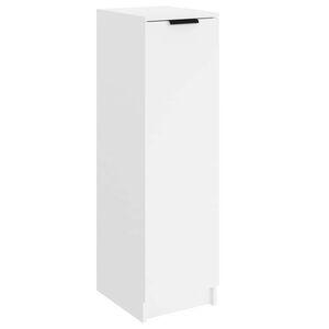 vidaXL Zapatero de madera contrachapada blanco 30x35x100 cm