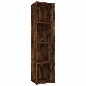 vidaXL Estanter&iacute;a/mueble de TV contrachapada roble ahumado 36x30x143cm