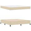 vidaXL Cama tipo Box Spring Crema 180 x 200 cm tela