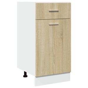 vidaXL Cajón bajo "Lyon" roble Sonoma 40x46x81,5 cm Madera de ingeniería