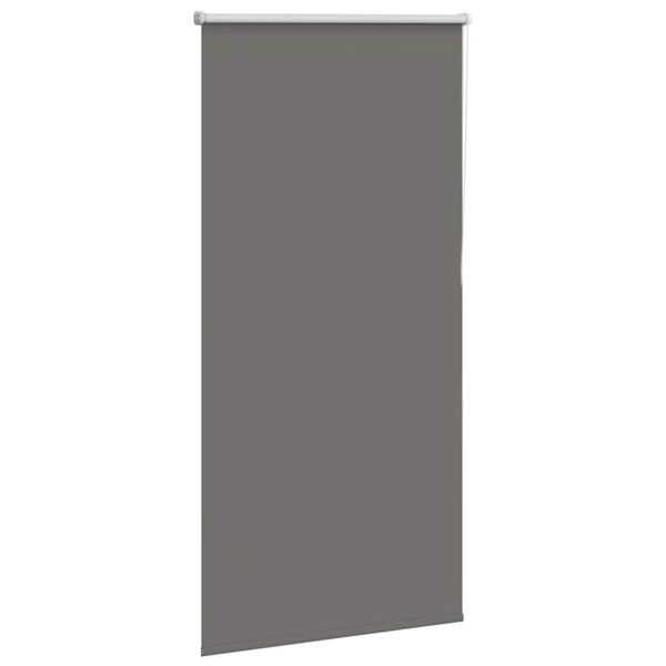 vidaXL Estor Enrollable Opaco gris 70x130 cm Tela Ancho 65,7 cm