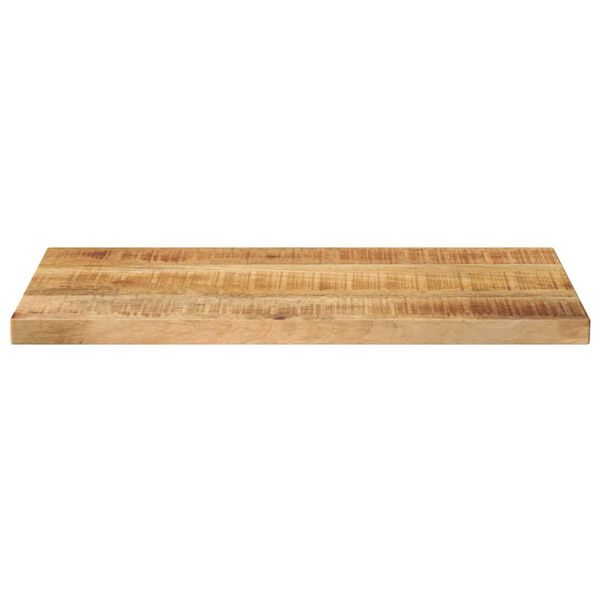 vidaXL Tablero mesa rectangular madera maciza mango rugosa 40x20x2,5cm
