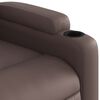 vidaXL Sill&oacute;n de masaje reclinable cuero sint&eacute;tico marr&oacute;n