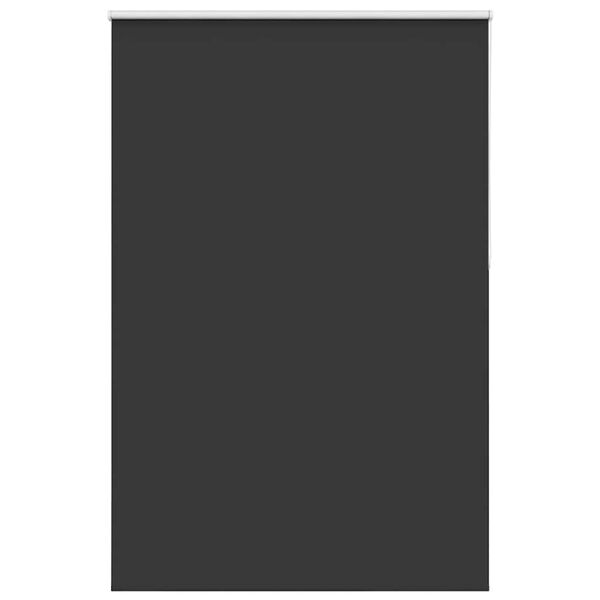 vidaXL Estor Enrollable Opaco negro 165x230 cm Tela Ancho 161,6 cm