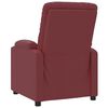 vidaXL Sill&oacute;n elevable cuero sint&eacute;tico rojo tinto