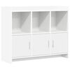 vidaXL Aparador Blanco 98,5 x 33 x 80 cm Madera de ingenier&iacute;a