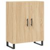 vidaXL Aparador alto madera contrachapada color roble 69,5x34x180 cm