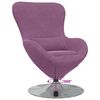 vidaXL Sill&oacute;n huevo Morado Terciopelo