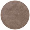 vidaXL Alfombra Shaggy Antideslizante Marr&oacute;n 90 x 90 cm PP