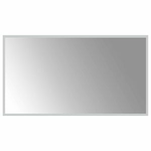 vidaXL Espejo de ba&ntilde;o LED Transparente 90 x 50 cm vidrio templado