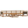vidaXL Conjunto de sof&aacute;s de exterior 6 pcs Natural