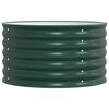 vidaXL Arriate elevado Verde 80 x 80 x 44 cm Acero