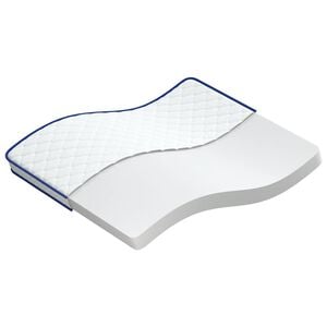 vidaXL Colch&oacute;n de espuma viscoel&aacute;stica blanco 140x190x17 cm suave