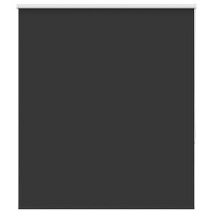 vidaXL Estor Enrollable Opaco negro 135x130 cm Tela Ancho 131,6 cm
