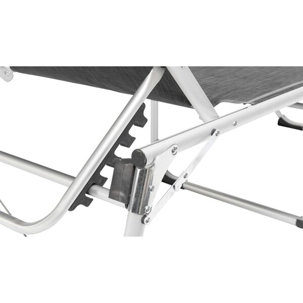 Outwell Silla plegable Victoria negro y gris