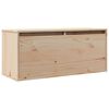 vidaXL Armario de pared de madera maciza de pino 80x30x35 cm