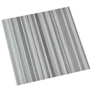 vidaXL Tableros de Suelo Rayas 5,11 m&sup2; 55 uds. PVC