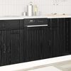 vidaXL Mueble de Cocina Roble Negro 45 x 1,5 x 67 cm