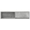 vidaXL Mueble de TV madera contrachapada gris hormig&oacute;n 100x31x25,5 cm