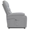 vidaXL Sill&oacute;n elevable tela gris claro