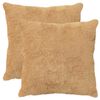 vidaXL Funda de almohada 2 uds. HEERLEN Gris topo 65 x 65 cm