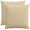 vidaXL Funda de almohada 2 pcs HEERLEN Verde Gris 55 x 55 cm pana