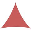 vidaXL Toldo Vela 2 x 2 x 2 m HDPE Triangular Terracota