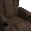 vidaXL Sill&oacute;n elevable cuero sint&eacute;tico marr&oacute;n