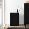 vidaXL Soporte de Sombrilla Roble Negro 40 x 20 x 55,5 cm