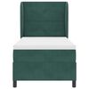 vidaXL Cama tipo Box Spring Verde oscuro 200 x 80 cm Poli&eacute;ster