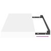 vidaXL Estante flotante de pared MDF blanco 50x23x3,8 cm