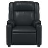 vidaXL Sill&oacute;n de masaje reclinable cuero sint&eacute;tico negro