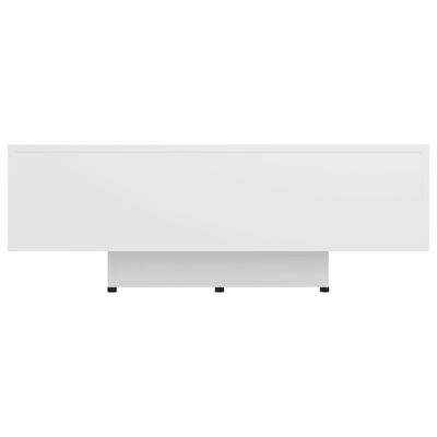 vidaXL Mesa de centro madera contrachapada blanco 85x55x31 cm