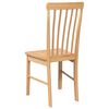 vidaXL Sillas de comedor 2 unidades madera maciza de caucho