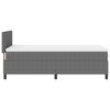 vidaXL Cama tipo Box Spring Gris claro y . 100 x 200 cm Tela de Pana