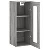 vidaXL Armario de pared gris Sonoma 34,5x34x90 cm