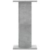 vidaXL Soportes de plantas 2 uds madera gris hormigón 30x30x60 cm